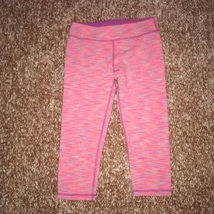 Lululemon kids brand (ivviva) pink print leggings